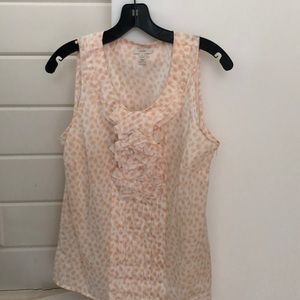 J crew sleeveless top. 100% cotton.